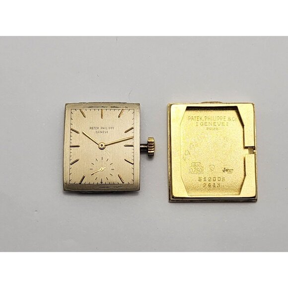 Vintage Patek Philippe 2443 Watch w/ Bold Lugs Circa 1950s 18k Gold 40mm x 26mm - Picture 13 of 16